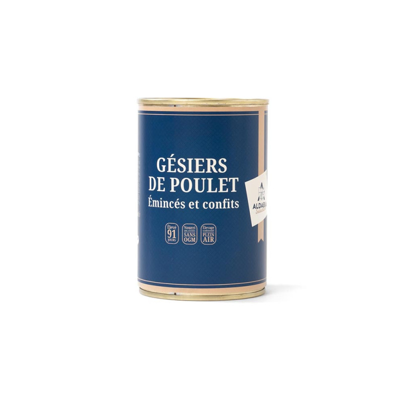 Gésiers de poulet confits 400gr - Aldabia