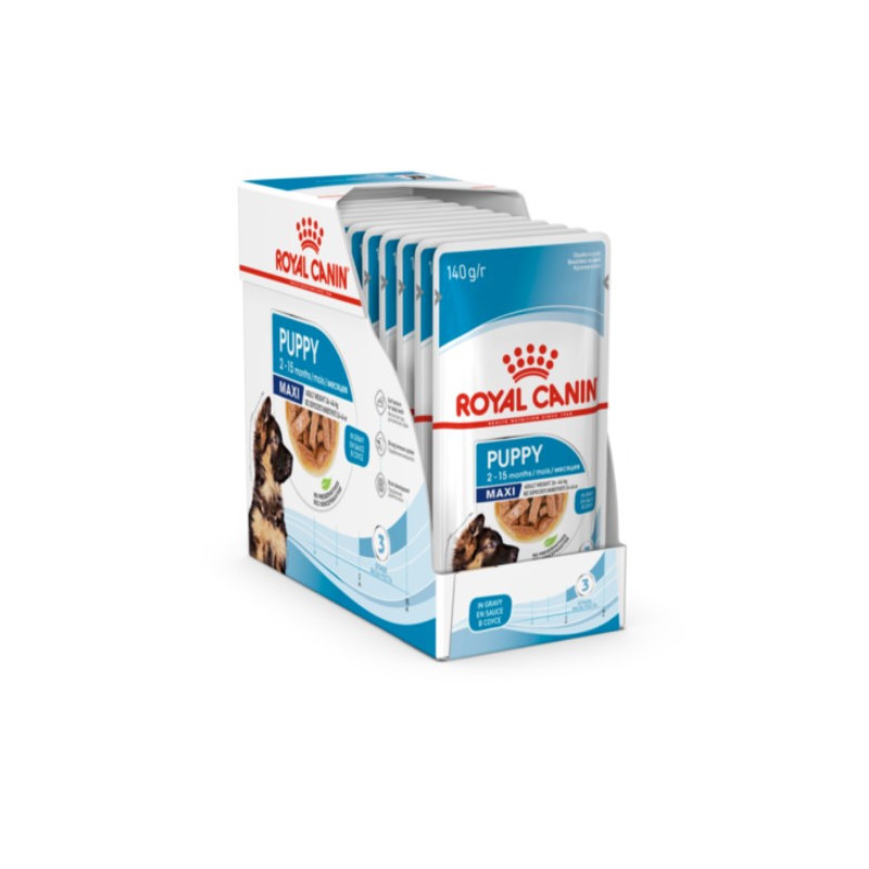 Maxi puppy 10x140gr - Royal Canin