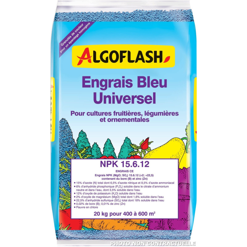 Engrais bleu 20kg - Algoflash