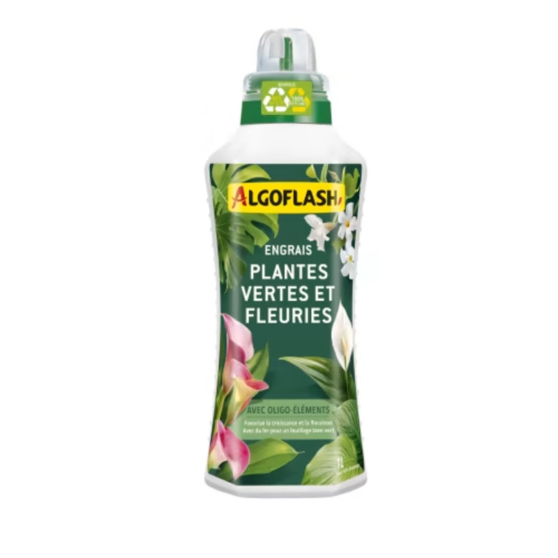 Engrais plantes vertes et fleuries - Algoflash