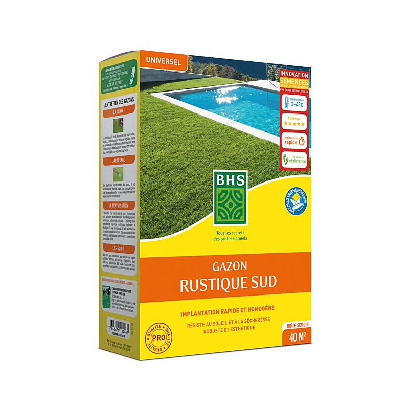 Gazon rustique sud - BHS