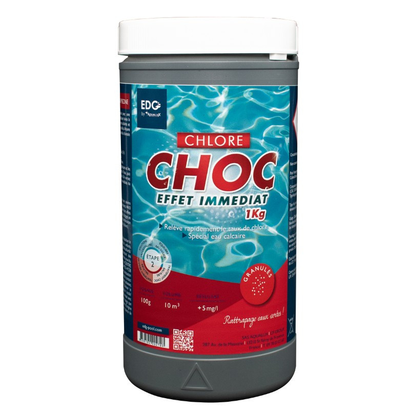 Chlore choc granulés - EDG