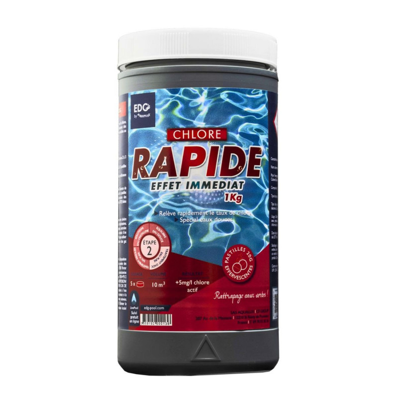 Chlore rapide pastille - EDG