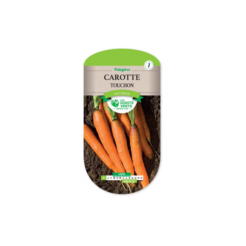 Carottes Touchon - Les doigts verts