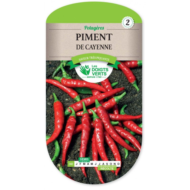 Piment de Cayenne - Les doigts verts