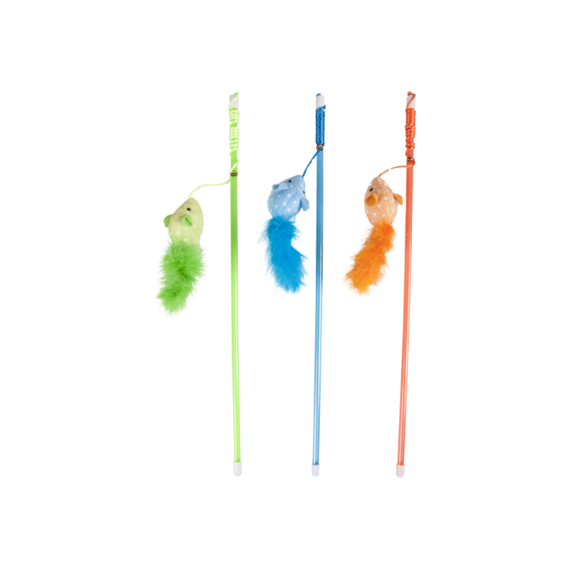 Jeu canne à pêche souris - Flamingo