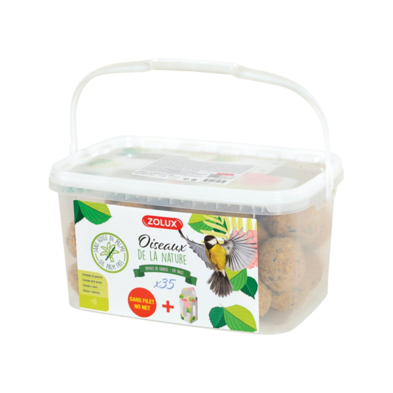 Boules de graisse 90gr seau x35