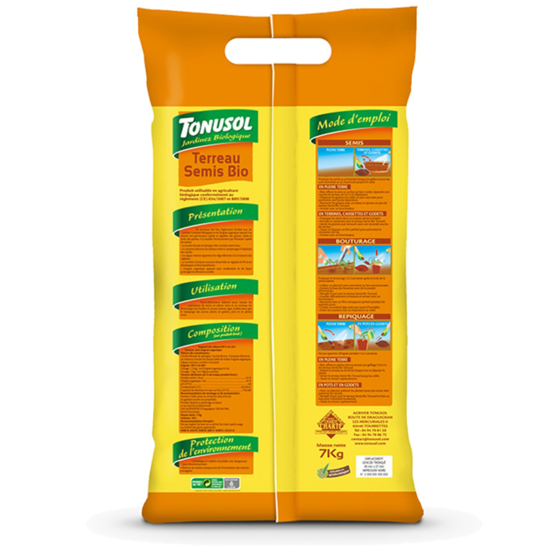 Terreau semis bio