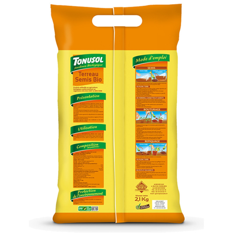 Terreau semis bio