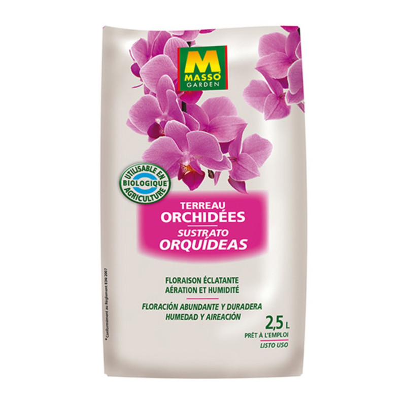Terreau orchidées 2.5L